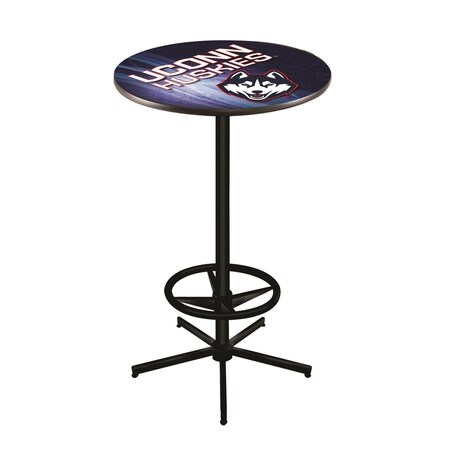 Holland Bar Stool Co 42" Black Connecticut Pub Table, 28" dia. Top L216B4228ConnUn-D2